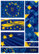 Abstract European Flag (Vector Art)