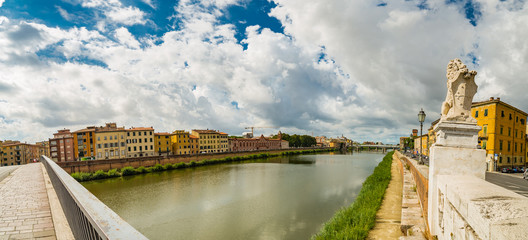 Sticker - river in Pisa