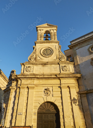Fotografía Torre dell'Orologio in Vittorio Emanuele II street of Galatina, Apulia