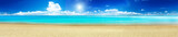 Fototapeta Storczyk - Sea beach panorama
