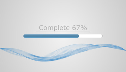Download screen on white background