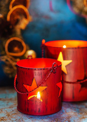 Sticker - Christmas candles