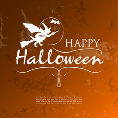 Sticker - Colored halloween card