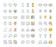 © M.Style - Set Vector Flat Line Icons Chemistry
