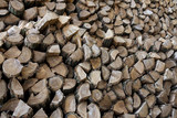 Fototapeta  - heating wood