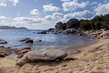 Rocky Beach In Corsica