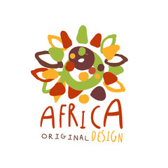 Sticker - Original African tribal doodle logo