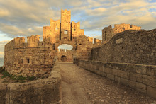 Liberty Gate At Sunset, Medieval Old Rhodes Town, Rhodes, Dodecanese, Greek Islands, Greece