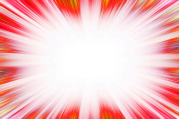 Wall Mural - Red starburst explosion border