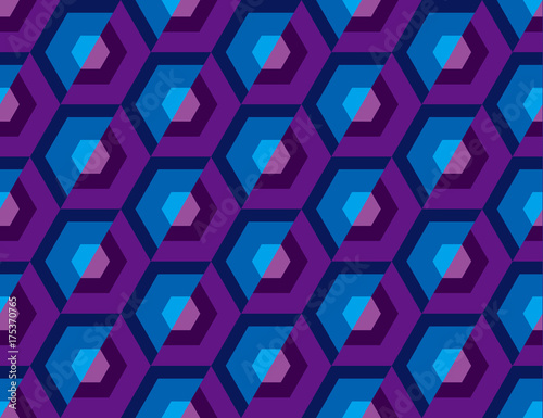 abstract seamless pattern for surface design, fabric, wrapping paper in retro...