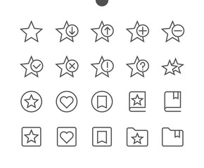 Poster - Bookmarks & Tags UI Pixel Perfect Well-crafted Vector Thin Line Icons 48x48 Ready for 24x24 Grid for Web Graphics and Apps with Editable Stroke. Simple Minimal Pictogram