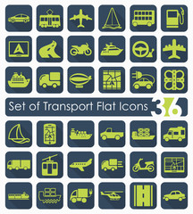 Sticker - Set of transport icons