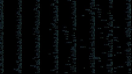 Poster - big DATA cluster. cinematic background.