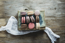 Macaroons On A Book