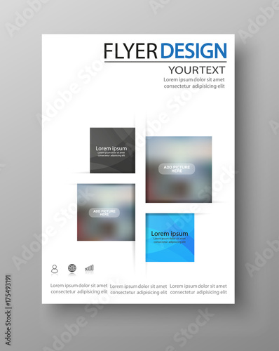 business flyer design for art template design list front page