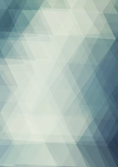 Poster - Abstract pale background textured by triangles. Vector pattern