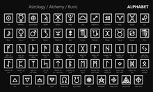 Astrologic Alchemy And Runic Signs