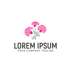  flower hand drawn logo