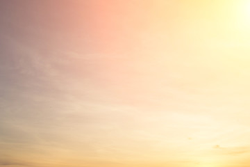 Wall Mural - bright colors at dawn on the beach at sunrise in the gulf of thailand.