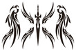トライバル　翼と剣　天使の羽