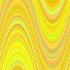 Poster - Colorful abstract wavy background from thin curved stripes in yellow tones - vector design