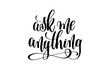 ask me anything hand lettering 