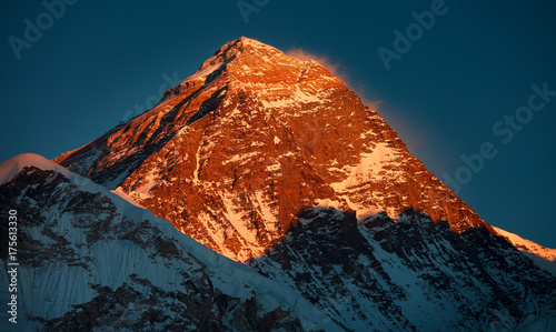 The highest mountain in the world - Everest,8848 m,south face