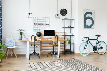 Sticker - Workplace in scandinavian style