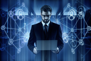 Poster - Technology and HR concept