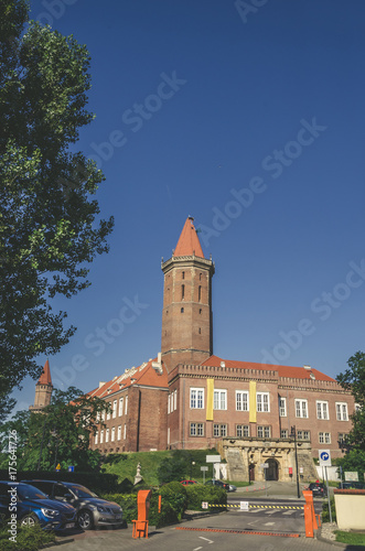 Plakat Legnica  gothic-piast-castle-zamek-piastowski-in-legnica-silesia-poland