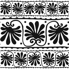 Fototapete - Abstract floral background, seamless pattern for your design