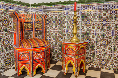 Moroccan Furniture Buy This Stock Photo And Explore Similar