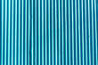 Blue corrugated metal sheet background and texture surface