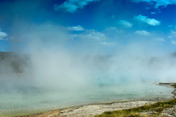 Poster - Yellowstone Geyser