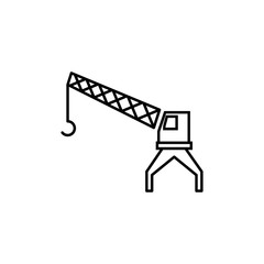 Wall Mural - Crane hook icon