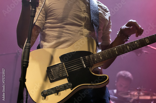 Plakat Gitarzysta na koncercie