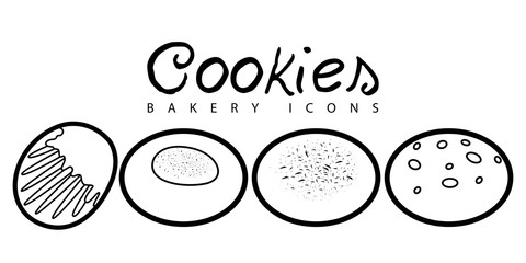 Sticker - Set of bakery cookies