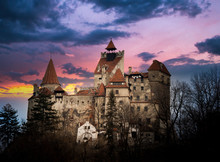 Bran Castle, Transylvania, Romania, Known As "Dracula's Castle".