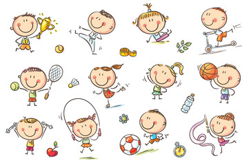 Leinwandbilder - Kids and Sport