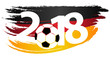 WM 2018 Deutschland Flagge Ziffern
