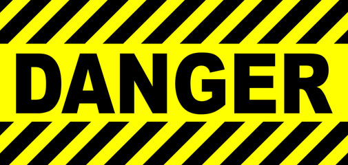 Poster - Yellow And Black Danger Sign