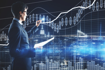 Aufkleber - Finance concept