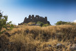 view of the beautiful medieval fortress Amberd in Armenia