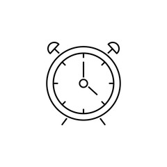 Poster - alarm clock icon