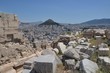 Ville d'Athènes et de la colline du Lykavittos vue depuis l'Acropole d'Athènes