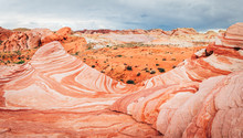 Amazing Sandstone Shapes At Valley Of Fire National Park, Nevada