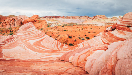 amazing sandstone shapes at valley of fire national park, nevada