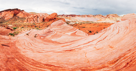 Wall Mural - amazing sandstone shapes at valley of fire national park, nevada