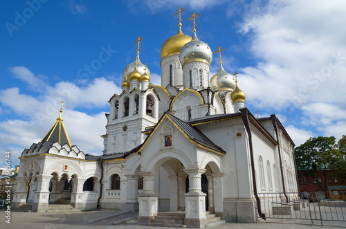 Plakat Katedra Narodzenia Najświętszej Maryi Panny w Zachatievsky stauropegic klasztoru kobiet, Moskwa, Rosja