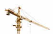 © 安琦 王 - yellow hoisting crane isolate on white background